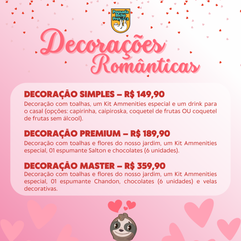 DECORAÇÕES ROMÂNTICAS